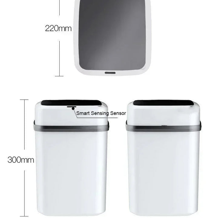 13L Bathroom Touch Trash Can In The Toilet and kitchen