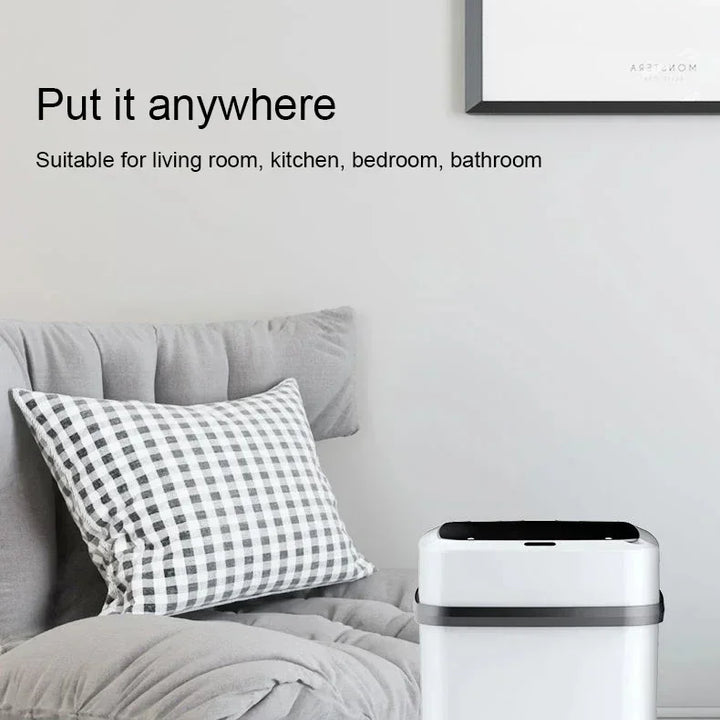 13L Bathroom Touch Trash Can In The Toilet and kitchen